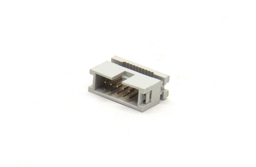 CONECTOR 10 VIAS MACHO CABLE PLANO