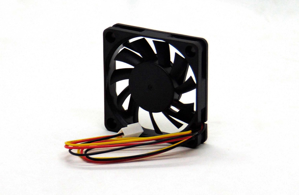 FAN 60x60x10mm 12V BUJE 3 CABLES