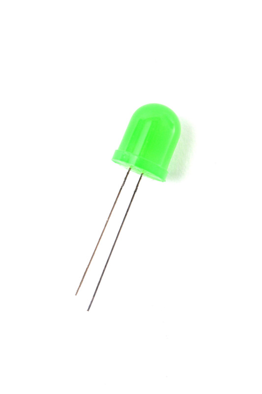 LED 10mm VERDE DIFUSO