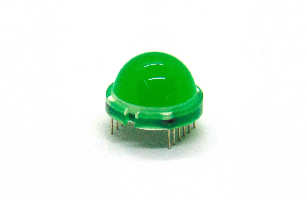 LED 20mm VERDE DIFUSO