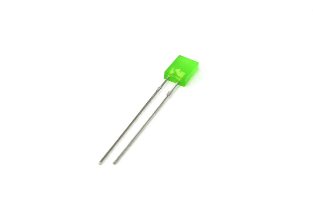 LED RECTANGULAR 2x5mm VERDE