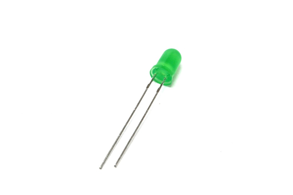 LED 5mm VERDE DIFUSO