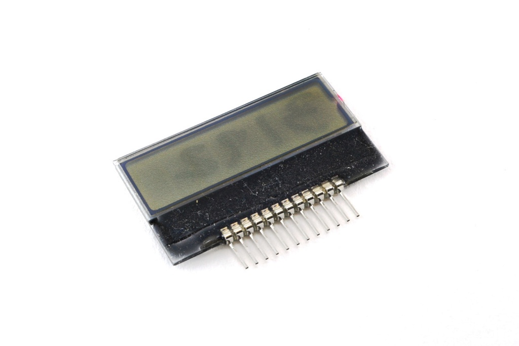 DISPLAY LCD SERIE MATRIZ 1x8  ALFANUMERICO