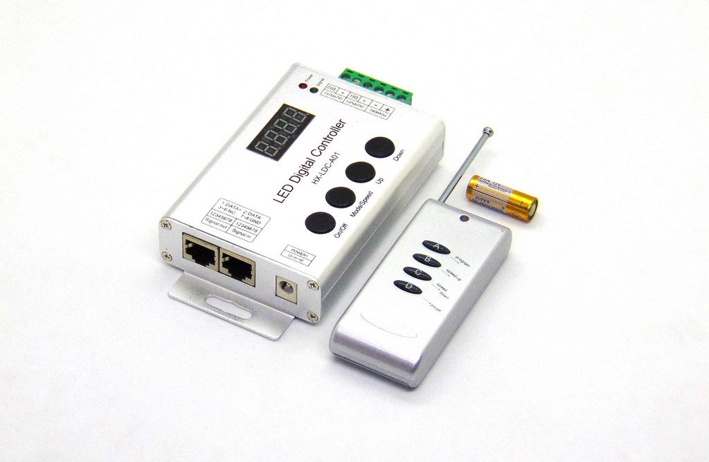 CONTROLADOR P/CINTA PROGRAMABLE 12V C/REMOTO