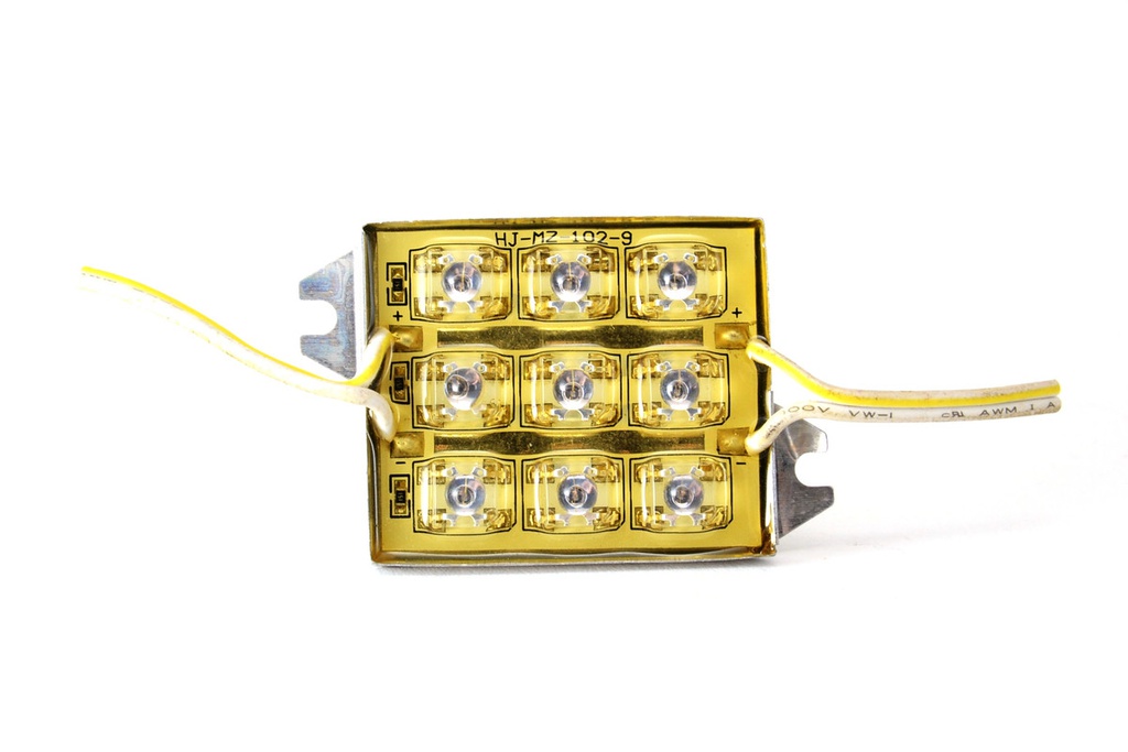 MODULO 9 LED VERDES 12V