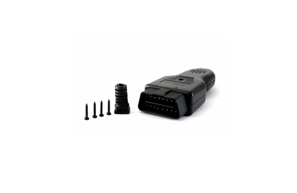 CONECTOR MACHO OBD2 CARCASA GRANDE