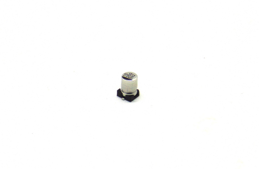 CAP. ELECTROLITICO SMD 10uF 25V