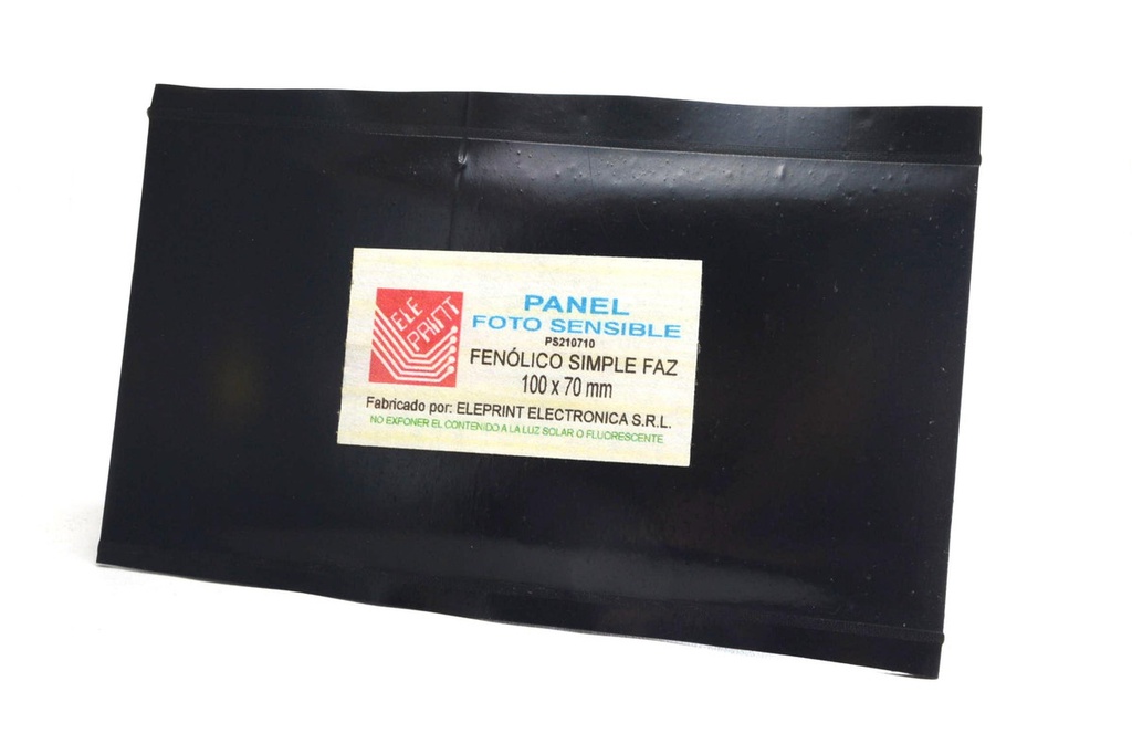 PLACA FOTOSENSIBLE FR2 S/FAZ 7x10cm NEGATIVA