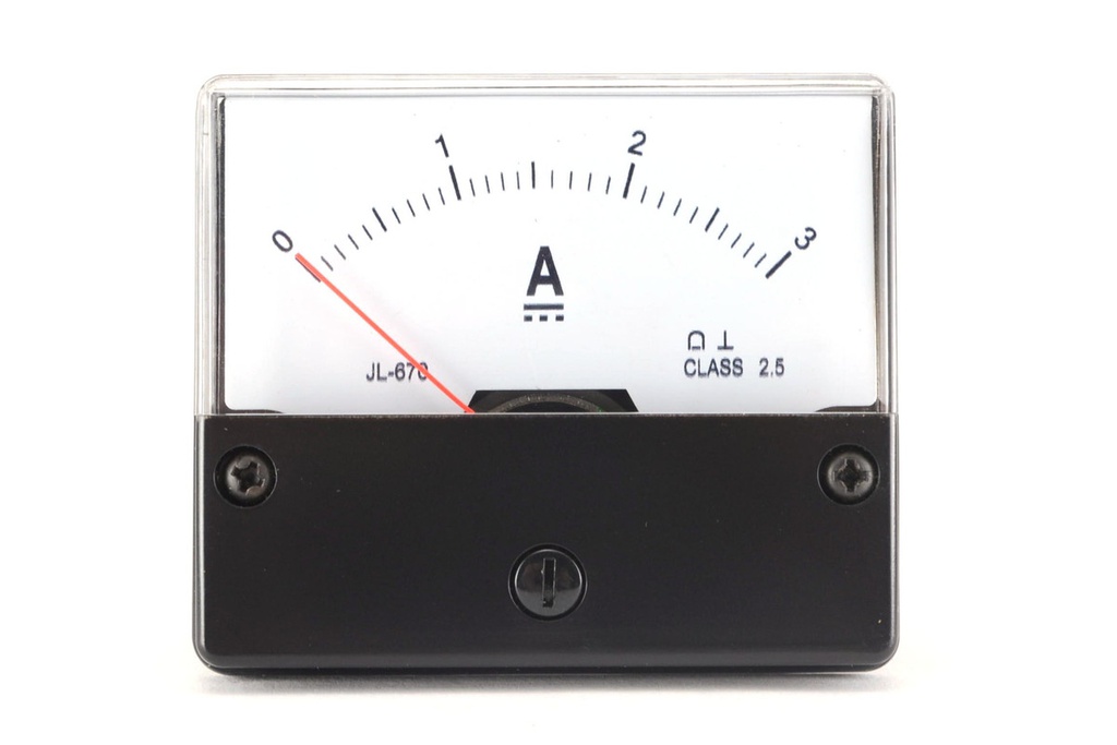 AMPERIMETRO ANALOGICO 0-3A (CONTINUA)