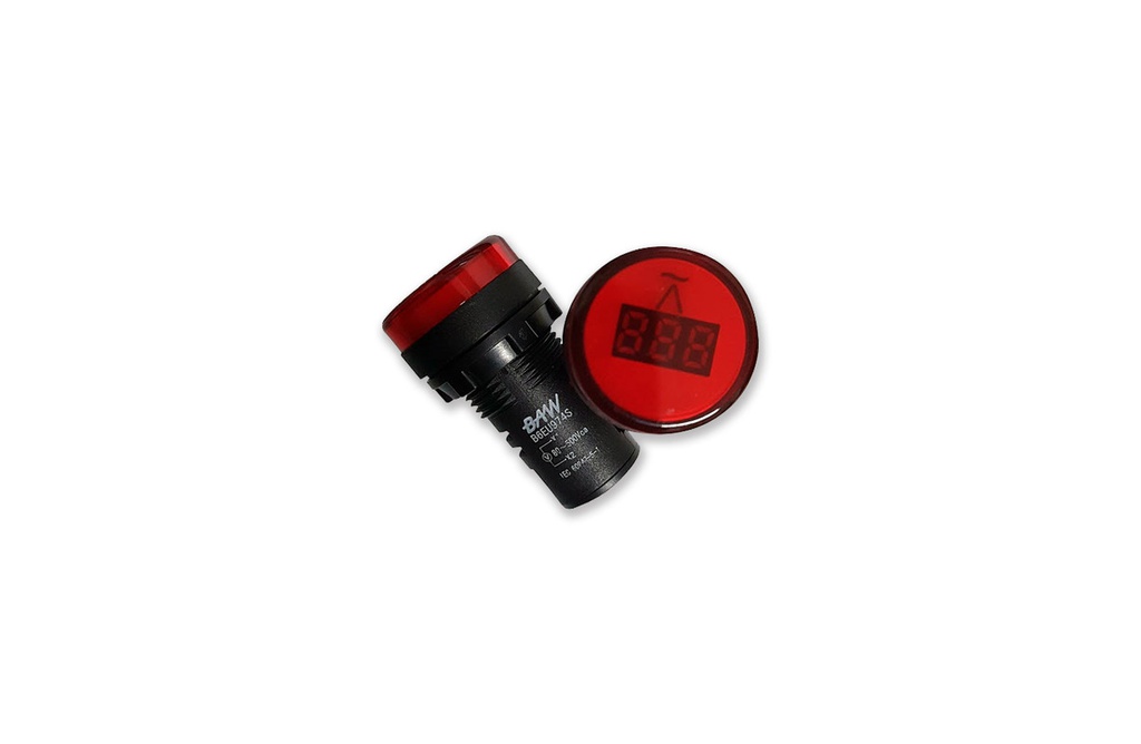 VOLTIMETRO DIGITAL 220V P/PANEL LED ROJOS