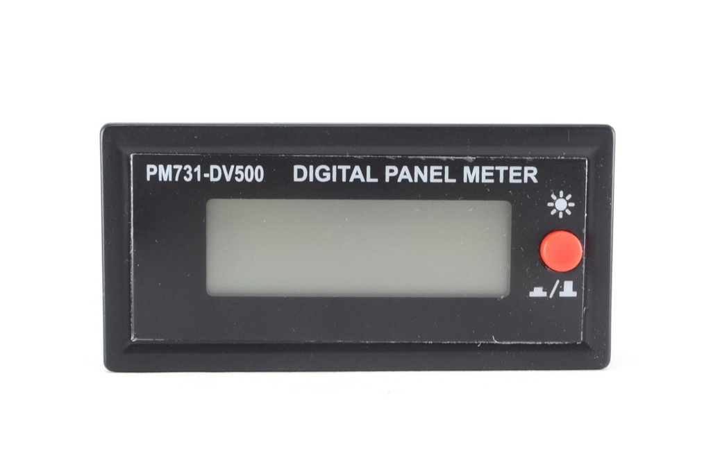 VOLTIMETRO DE CONTINUA LCD AUTORRANGO P/PANEL