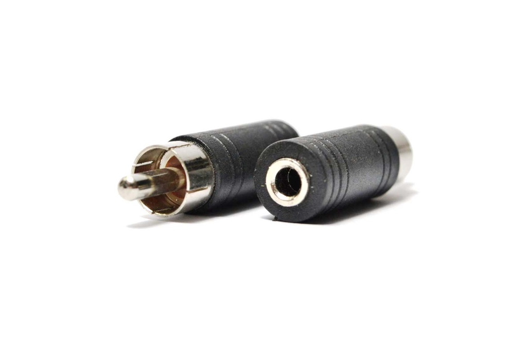 PLUG 3.5mm MONO A RCA HEMBRA