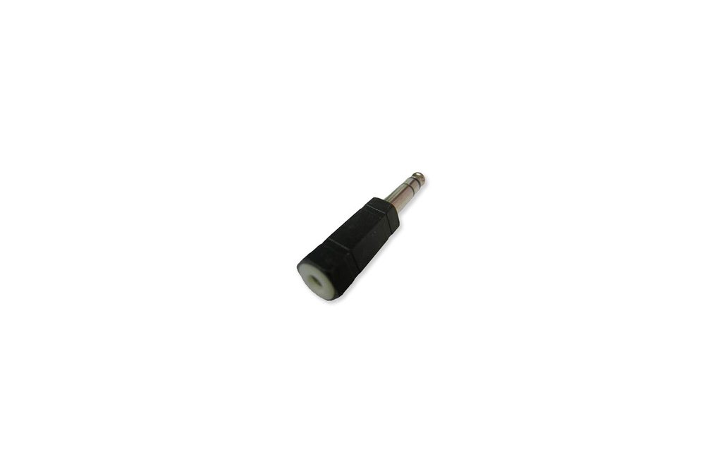 ADAPTADOR PLUG 6.3mm A JACK 3.5mm STEREO