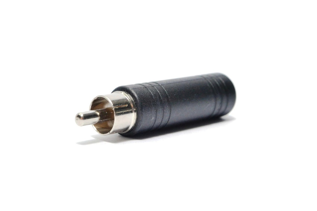 ADAPT. RCA MACHO/JACK 6.5mm MONO