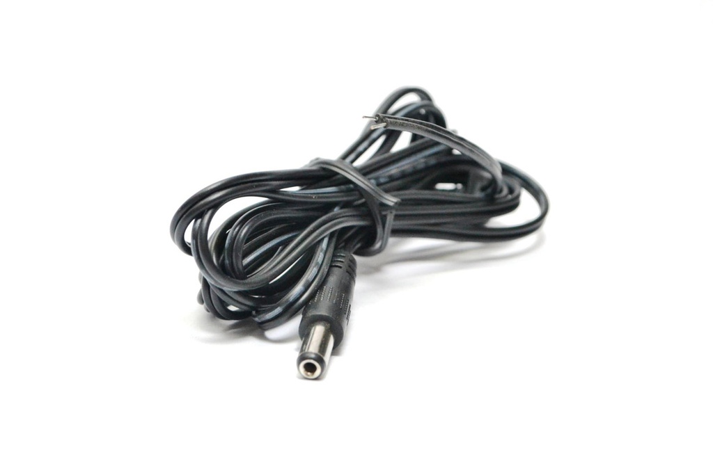 CABLE 1.50Mts C/PLUG 2.1x5.5mm PARA FUENTE