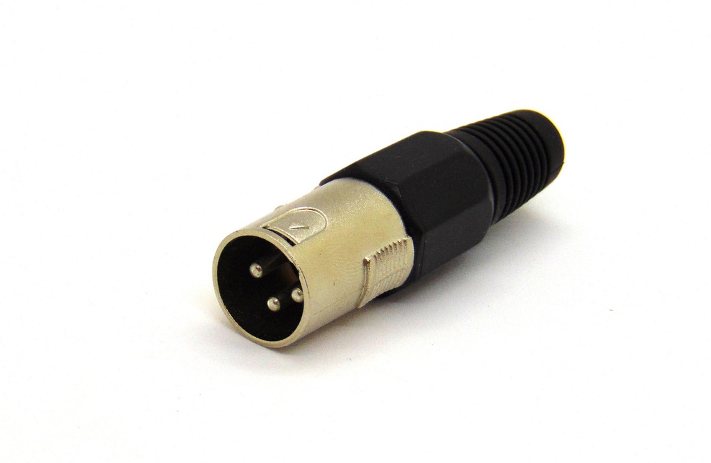 CANON HEMBRA C/PRENSA CABLE 3 PIN