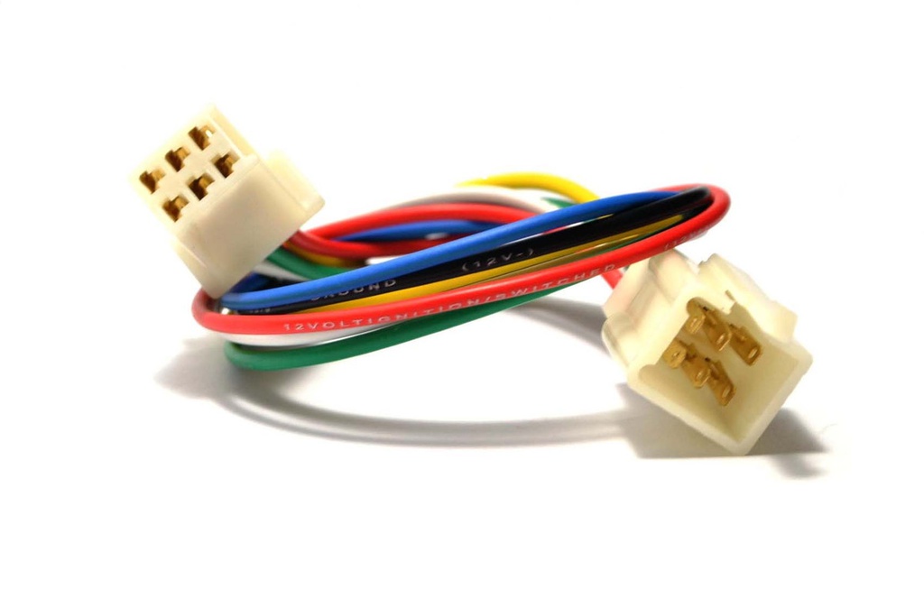 JUEGO DE CONECTOR 6 VIAS CABLE/CABLE