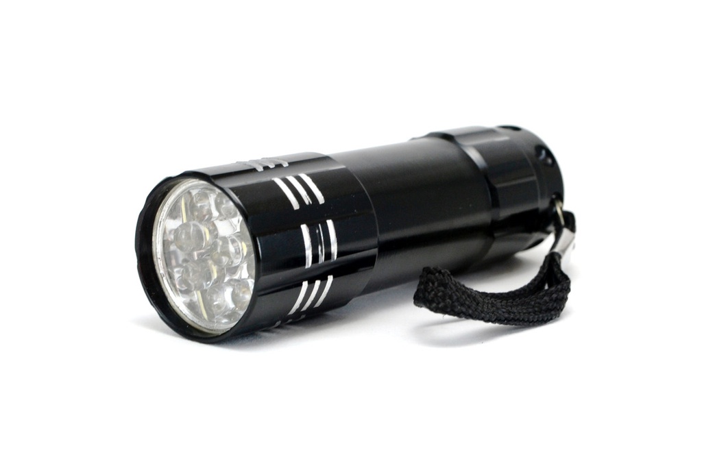 LINTERNA DE 9 LED (METALICA)