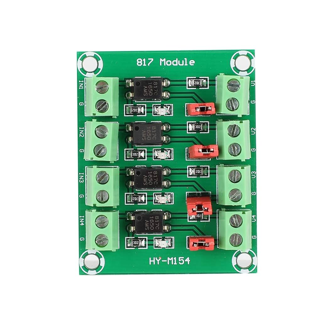 MODULO ARDUINO OPTOACOPLADOR PC817 DE 4 CANALES