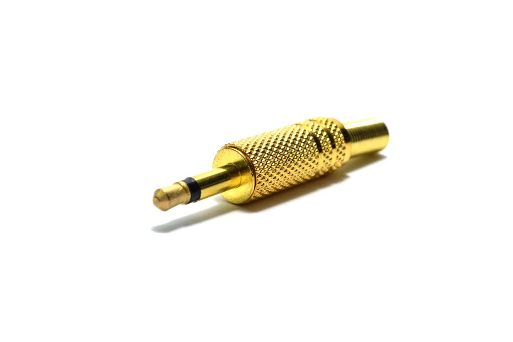 PLUG MONO 3.5mm DORADO