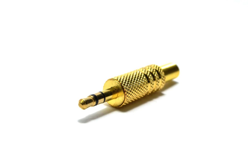 PLUG STEREO 3.5mm DORADO