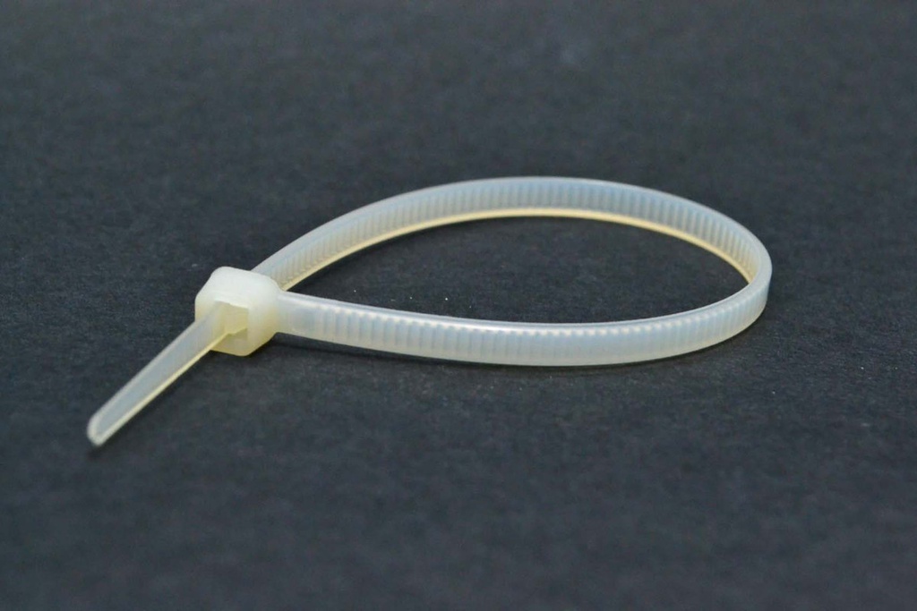 PRECINTO 150x3.5mm TRANSP. DE NYLON