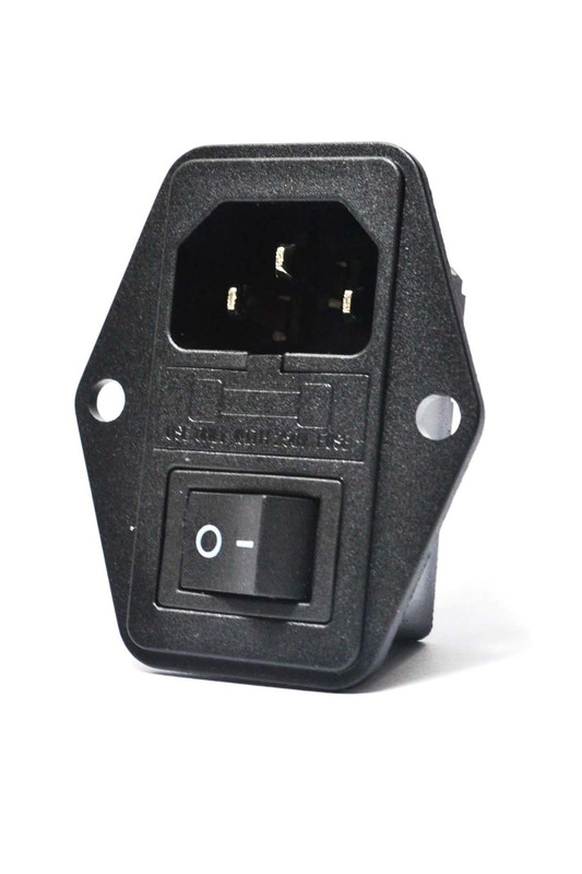 PORTAFUSE C/CONECTOR Y TECLA (P/ATORNILLAR)