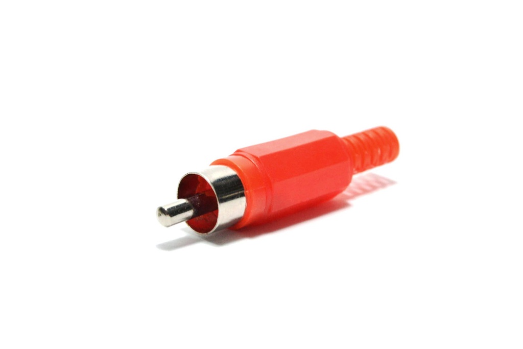 RCA MACHO ROJO P/CABLE