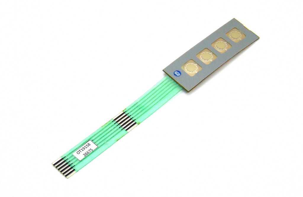 TECLADO MEMBRANA 1x4 TIPO SOBRE