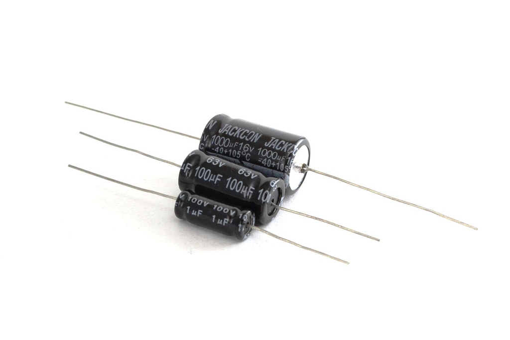 CAP. ELECTROLITICO AXIAL 1000uF 16V 105ºC