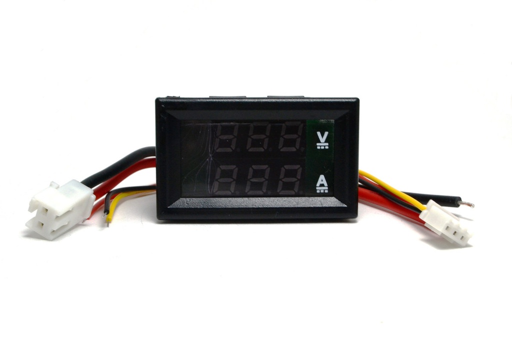 VOLTIMETRO AMPERIMETRO 0-99.9V 10AMP LED DISPLAY