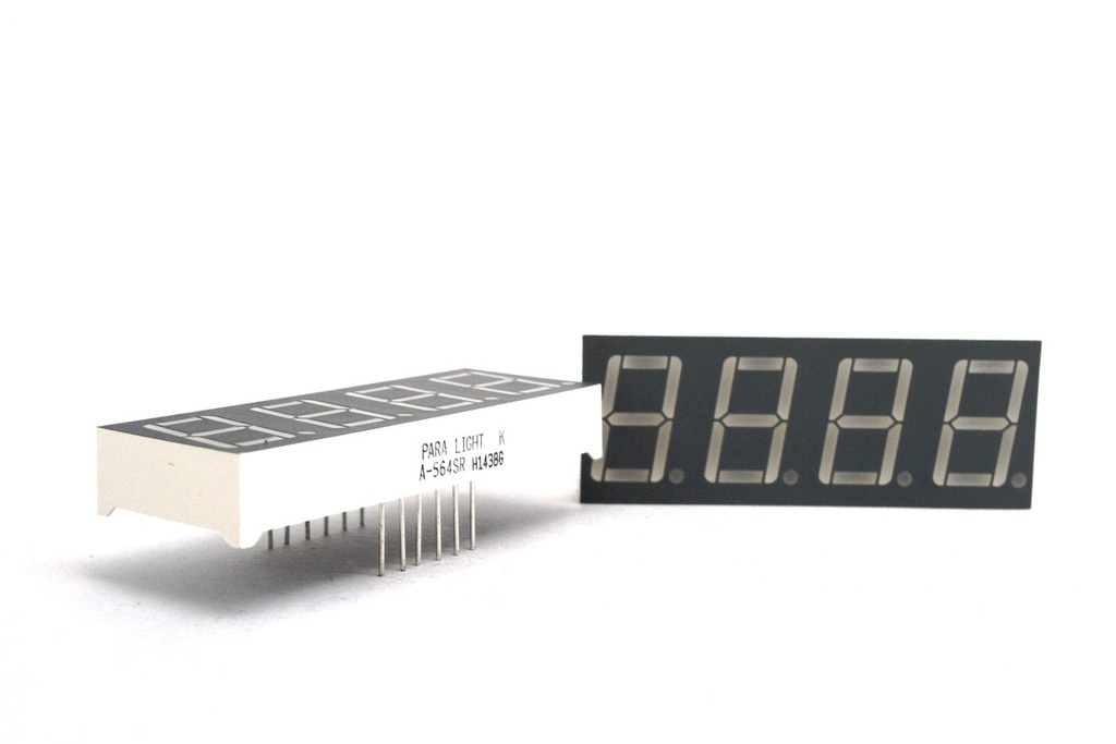 DISPLAY 4 DIGITOS .56" ROJO A/C SUPER BRILLO