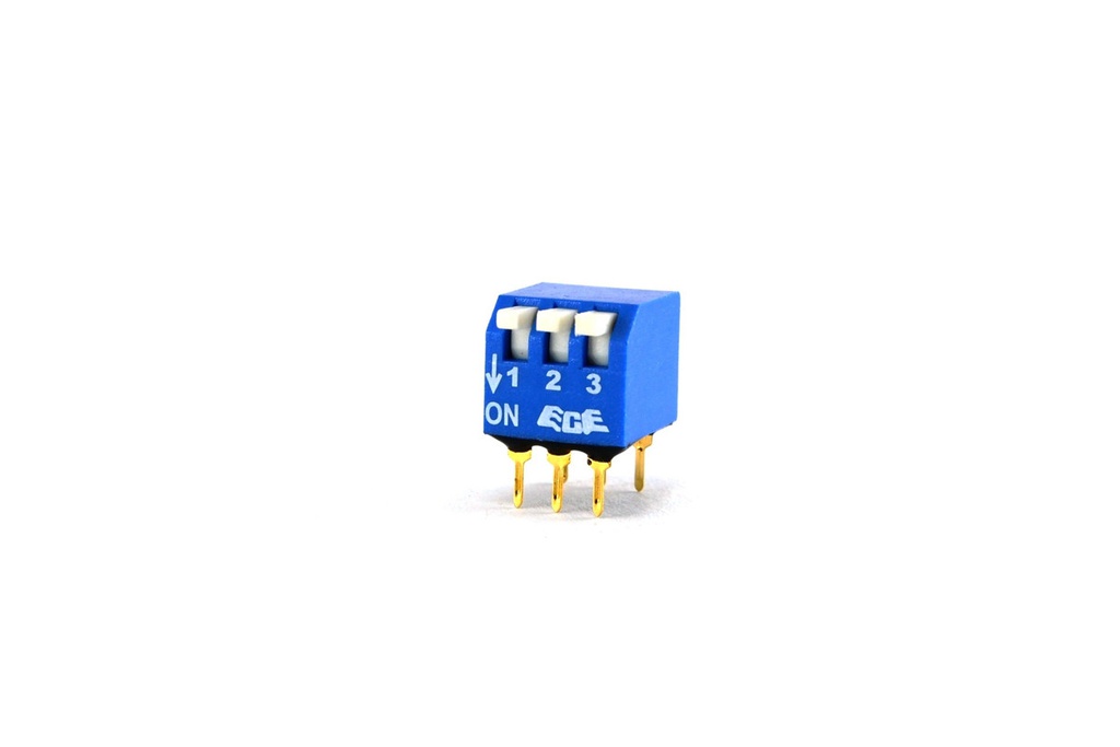 DIP SWITCH 3 POSICIONES DESLIZANTE