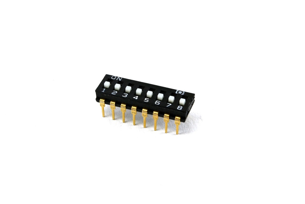 DIP SWITCH 8 POSICIONES DESLIZANTE