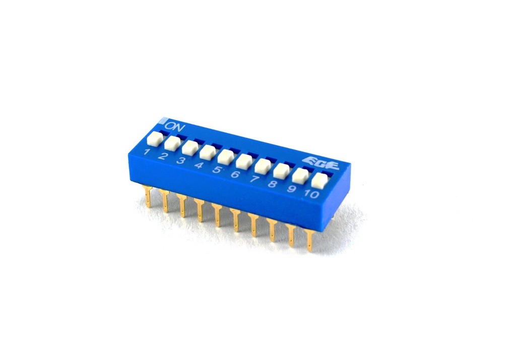 DIP SWITCH 10 POSICIONES DESLIZANTE