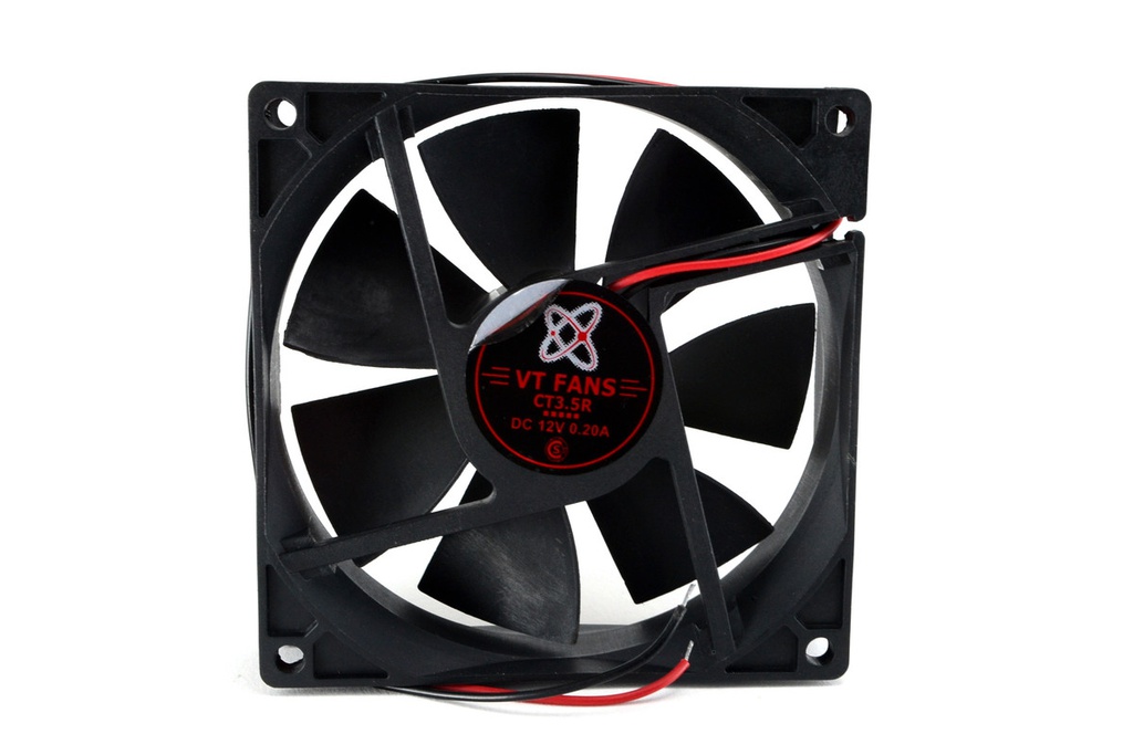 FAN 92x92x25mm 12VDC C/RULEMAN