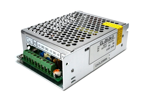 [FUE-DCDC245312] FUENTE DC/DC IN: 24V OUT: 5V 3A Y +12V -12V 0.4A