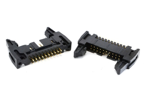 [IDC20M-TR] IDC MACHO RECTO C/TRABA 20 VIAS