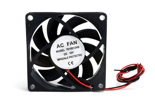 [KDE1207-15GEN] FAN 70x70x15mm 12V C/RULEMAN 2 CABLES