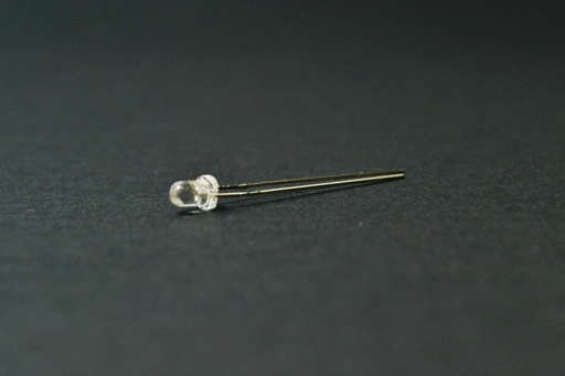 [L-3BW-800] LED 3mm AZUL WATER CLEAR 800mCd