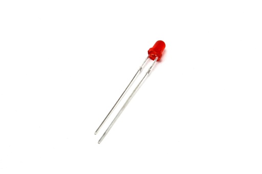 [L-3R] LED 3mm ROJO DIFUSO