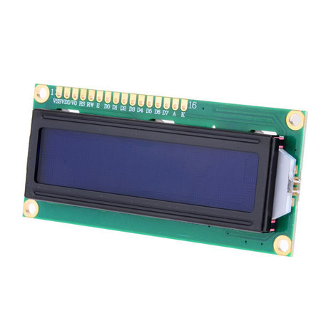 [LCD-1602BLUE-GR] LCD 2x16 AZUL 122x44mm CARACTER GRANDE