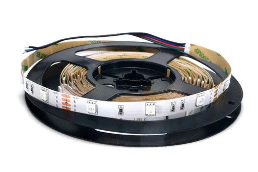 [L-FLEX150-12RGB] TIRA FLEXIBLE RGB 30 LED SMD 12V AUTOADHESIVA