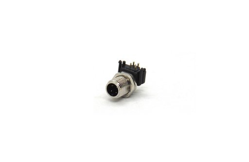 [SRM12A04PMMSF700] CONECTOR CIRCULAR M12 MACHO 4 VIAS P/IMPRESO