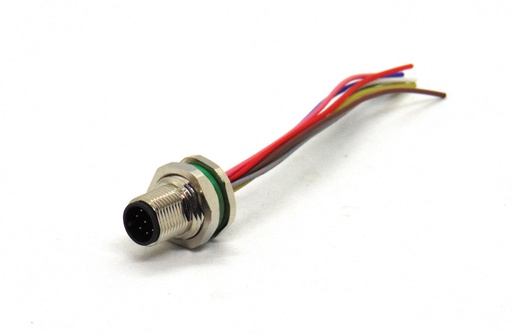 [SSM12A08PMMSF7A1] CONECTOR CIRCULAR M12 MACHO 8 VIAS P/PANEL