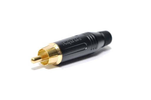 [AMPH-ACPR-BLK] RCA MACHO NEGRO P/CABLE