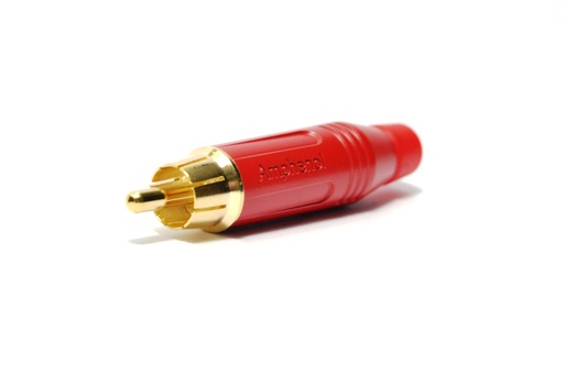 [AMPH-ACPR-RED] RCA MACHO ROJO P/CABLE