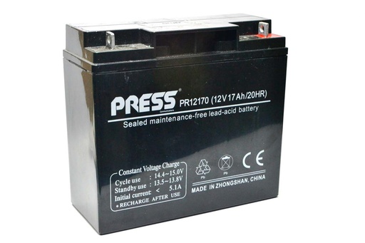 [BAT12-17] BATERIA 12V 17A GEL (181x76x167mm)