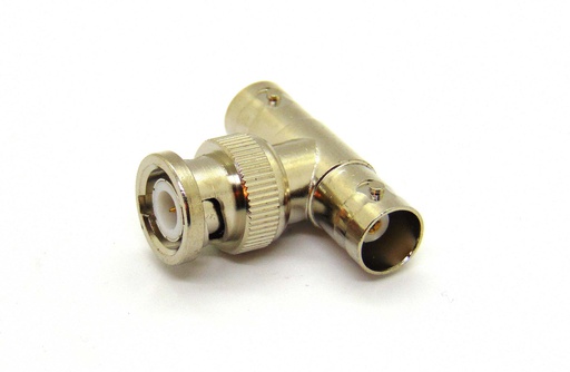 [BNC-M-2H] BNC MACHO A 2 BNC HEMBRA (TIPO "T")