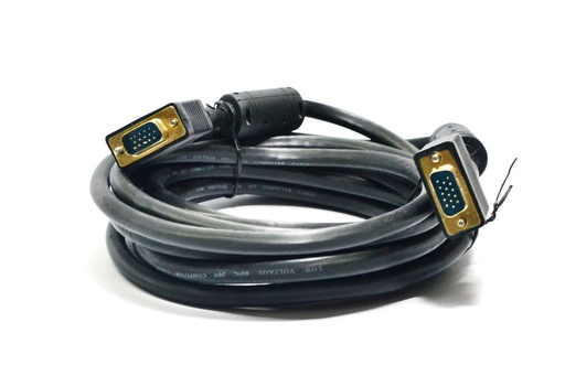 [CA-451] CABLE DB15M/DB15M P/VGA 4Mts C/FILTRO